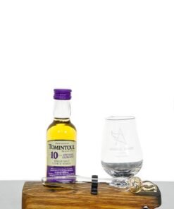 Angels’ Share Glassware Whisky Miniature Set with Tomintoul 10 Years Old Miniature