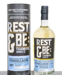 Craigellachie 2007 Aged 12 Years Old Single Malt Scotch Whisky – Rest and Be Thankful (700ml)