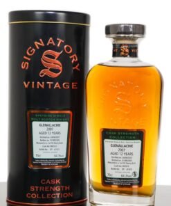 Glenallachie 2007 Aged 12 Years Cask Strength Single Malt Scotch Whisky – Signatory Vintage (700ml)