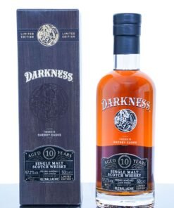 GlenAllachie Aged 10 Years Pedro Ximenez Sherry Finish Single Malt Scotch Whisky – Darkness (500ml)