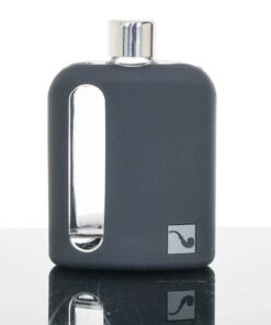 Ragproper Black Silicone Glass Whisky Flask (100ml)