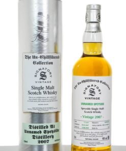 Unnamed Speyside 2007 Aged 13 Years Single Malt Scotch Whisky – Signatory Vintage (700ml)